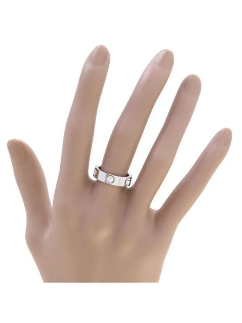 Louis Vuitton Petite Bague Empreinte Ring Diamond 50 a